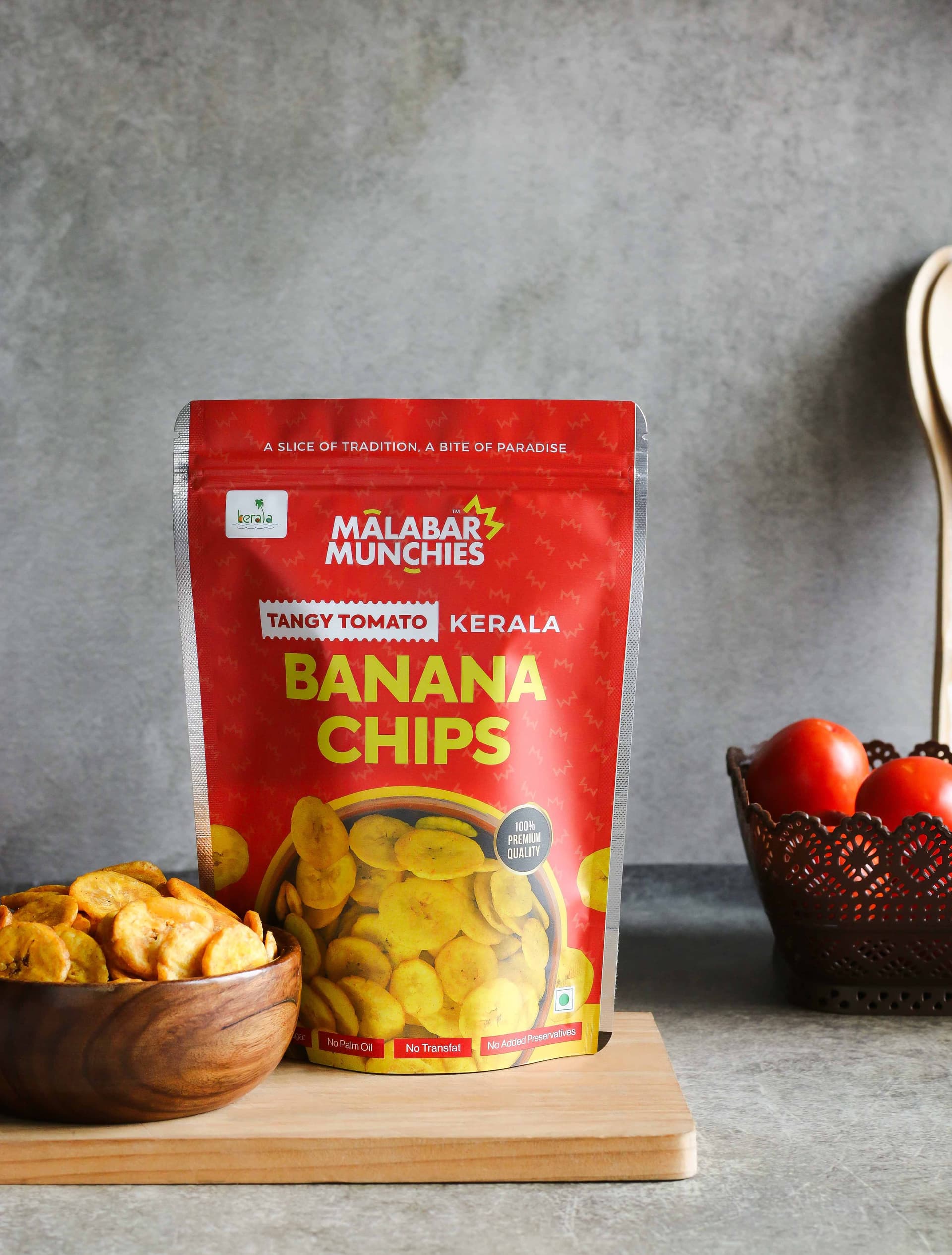 TANGY TOMATO BANANA CHIPS